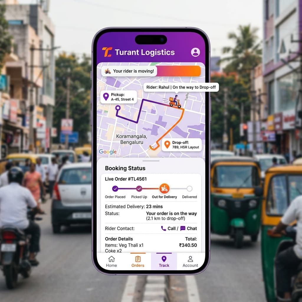 Turant Logistics — project by Ritik Kashyap